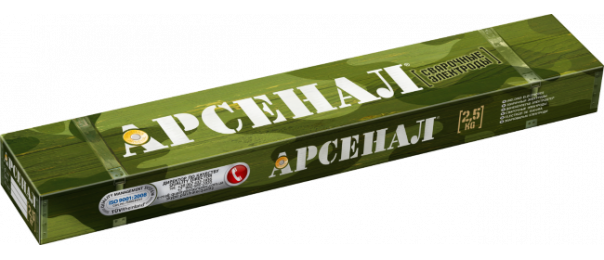 Электроды сварочные Арсенал МР-3, ф 3 мм (уп-2,5 кг) купить с доставкой в Шатуре